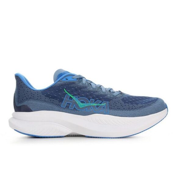 Hoka Mach 6 Men’s Running Shoes Size 10D Blue White Performance Trainers NEW In